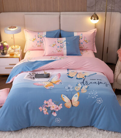 Παπλωματοθήκη Φανελένια Σετ 4 Τεμ. με Κατωσέντονο & 2 Μαξιλαροθήκες Dreamchaser – Υπέρδιπλο 220×240 εκ.