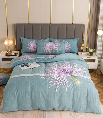 Παπλωματοθήκη Φανελένια Σετ 4 Τεμ. με Κατωσέντονο & 2 Μαξιλαροθήκες Laventia – Υπέρδιπλο 220×240 εκ.