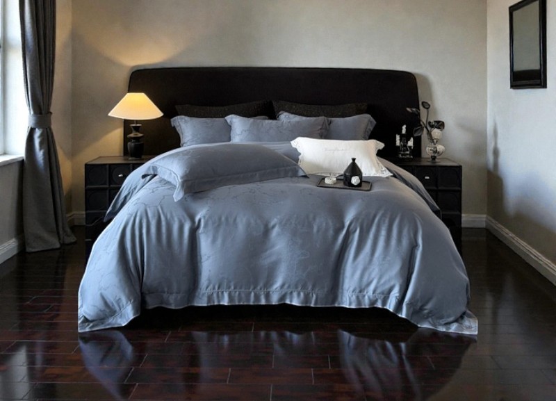 Πολυτελές Σετ κλινοσκεπασμάτων Lyocell Με Ζακάρ Μοτίβο