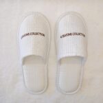 Πικέ Λευκές Παντόφλες Pique Slippers
