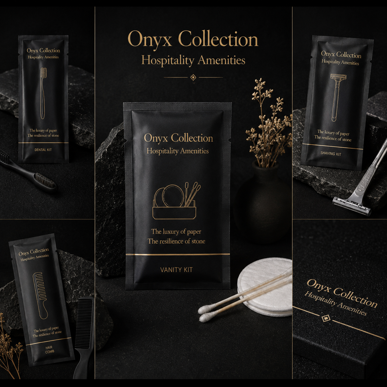 Hotel Amenities Kit Onyx Collection by 4 Seasons Collection Blog